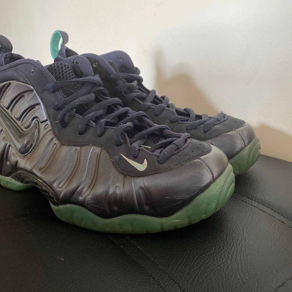 Dark Obsidian Aqua Nike Foamposites - Picture 5 of 5